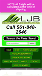 Mobile Screenshot of ljbequipment.com